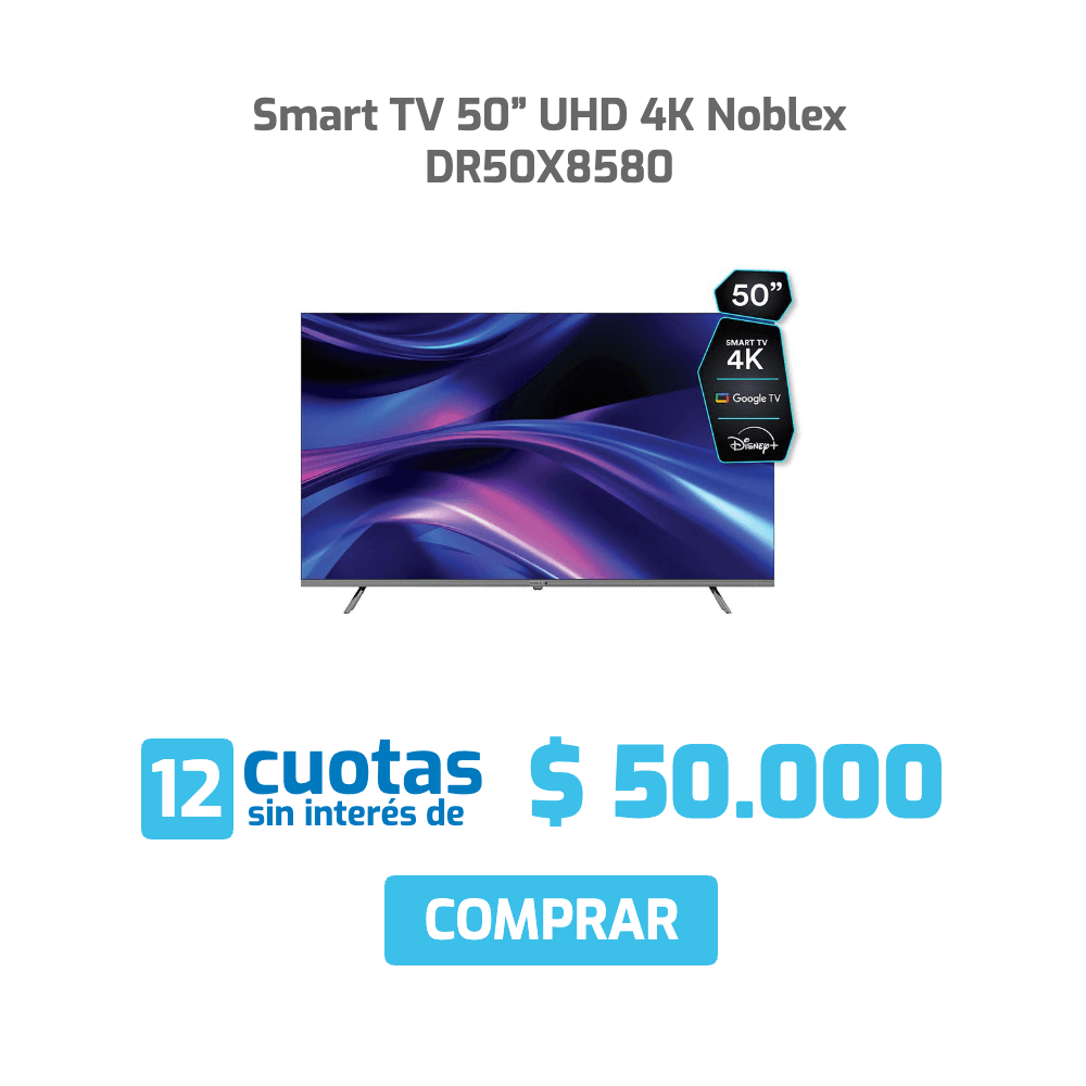 12 cuotas sin interés de $8.994 Precio de lista $89.999